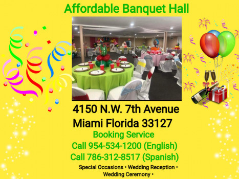 Affordable Banquet Hall