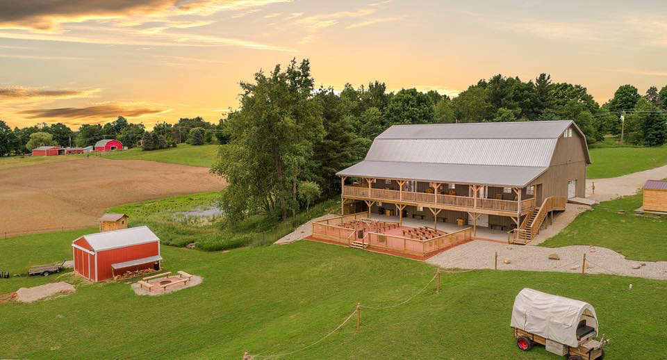 Serendipity Farms Wedding Barn in Blanchard, Michigan