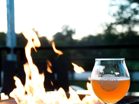 Yellow Springs Brewery Barrel Room